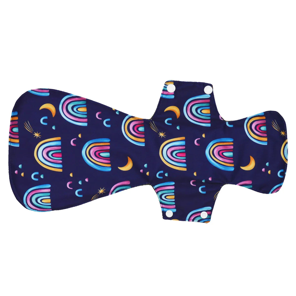 [Sigzagor] Nouvelle serviette hygiénique en tissu XXL en charbon de bambou réutilisable pour la nuit après l'accouchement 16 pouces