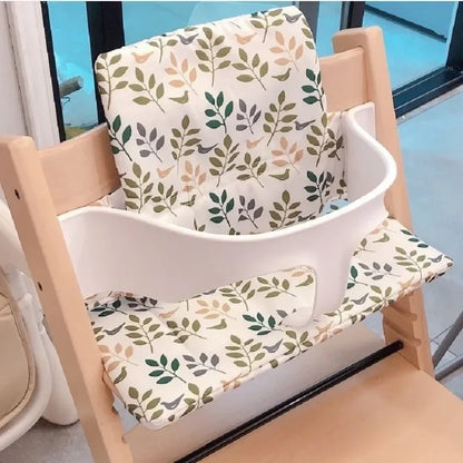 Baby Highchair Seat Cushion For Stokke Tripp Trapp Growth Stool Bebe Dinner Chair Replacement Accessories Seat Liners