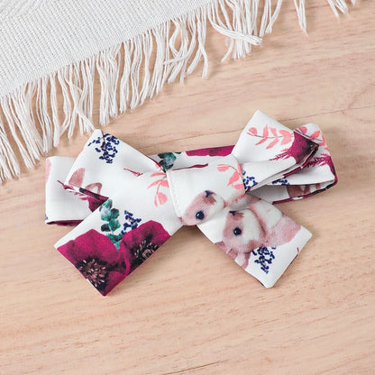 Ensemble d'été pour bébé fille, combinaison couleur unie, jupe à bretelles imprimée lapin et bandeau, pour bébés filles de 0 à 18 mois
