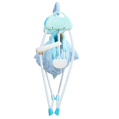 Electric Baby Cradle Folding Baby Swing With 5 Speed Settings And 12 Music Bluetooth Baby Rocker For 0-18 Months 0-25 kg Load
