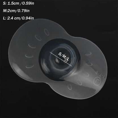 Lot de 2 protège-tétons en silicone ultra-fins en forme de papillon, anti-morsures, fournitures d'allaitement