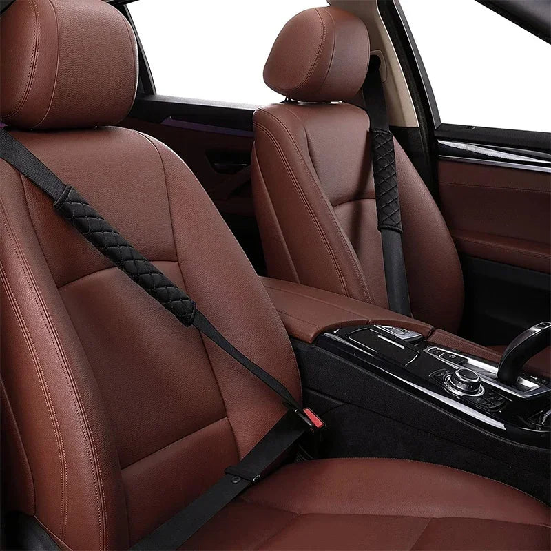 Universal Car Seat Belt Cover Adjustable Plush Car Safety Belt Cover Shoulder Pad for Kids Child Adults Car Interior Accessories