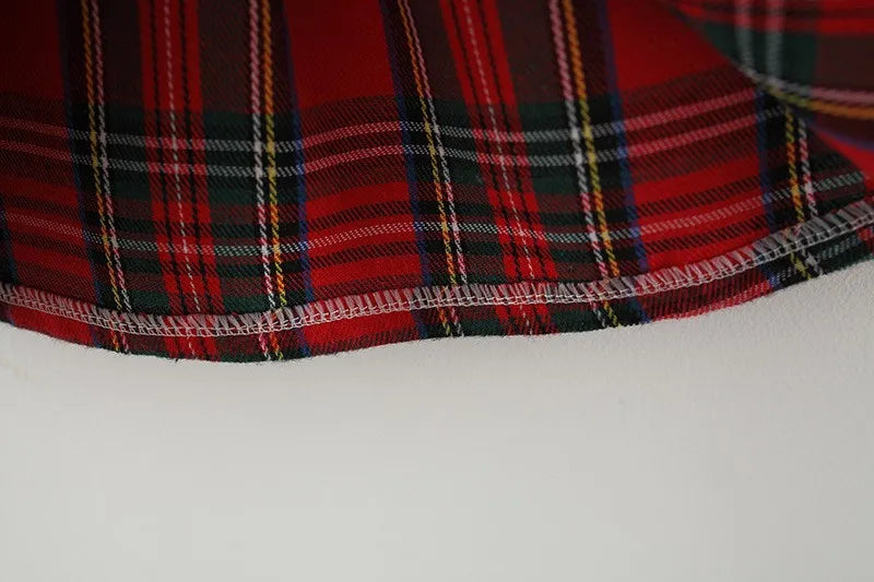 Printemps automne nouveau-né bébé fille vêtements robe à carreaux à manches longues pour bébé filles vêtements 1er bébé anniversaire robes de princesse robe
