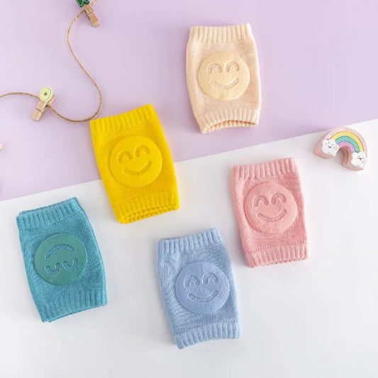 Accessoires pour bébé Genouillères Jambières Guêtres Sécurité Sourire Fille Garçon Enfants Ramper Coudières Genouillères Glissades Tout-petits Protecteur Nourrisson