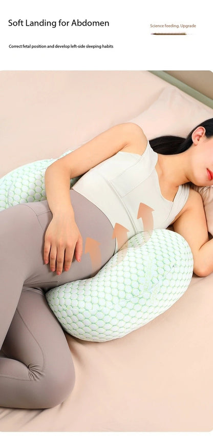 Coussin de soutien abdominal en coton pour femmes enceintes, multifonctionnel et doux, idéal pour la grossesse et la maternité