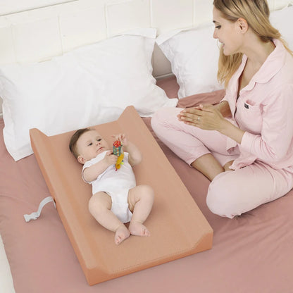 Portable Baby Changing Diaper Pad for Newborn Nappy Changing Table with Safety Strap Wipeable Soft Infant Nursing Mat Baby Stuff