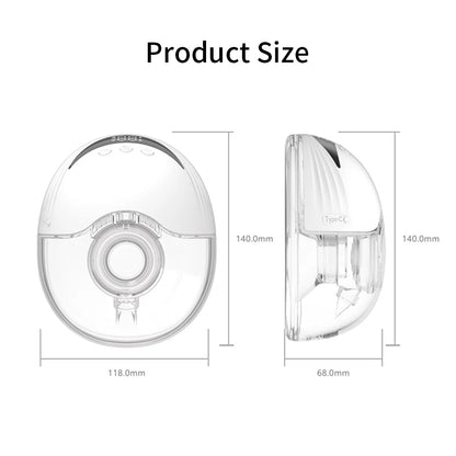 Tire-lait électrique portable mains libres MY-375, léger, avec écran LED, 4 modes et 12 niveaux