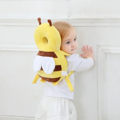 Coussin de protection pour la tête et le dos pour bébé, coussin de protection pour apprendre à marcher, couvre-chef pour prévenir les blessures, coussin de sécurité pour prévenir les chutes, dessin animé, abeille, oreillers pour enfants
