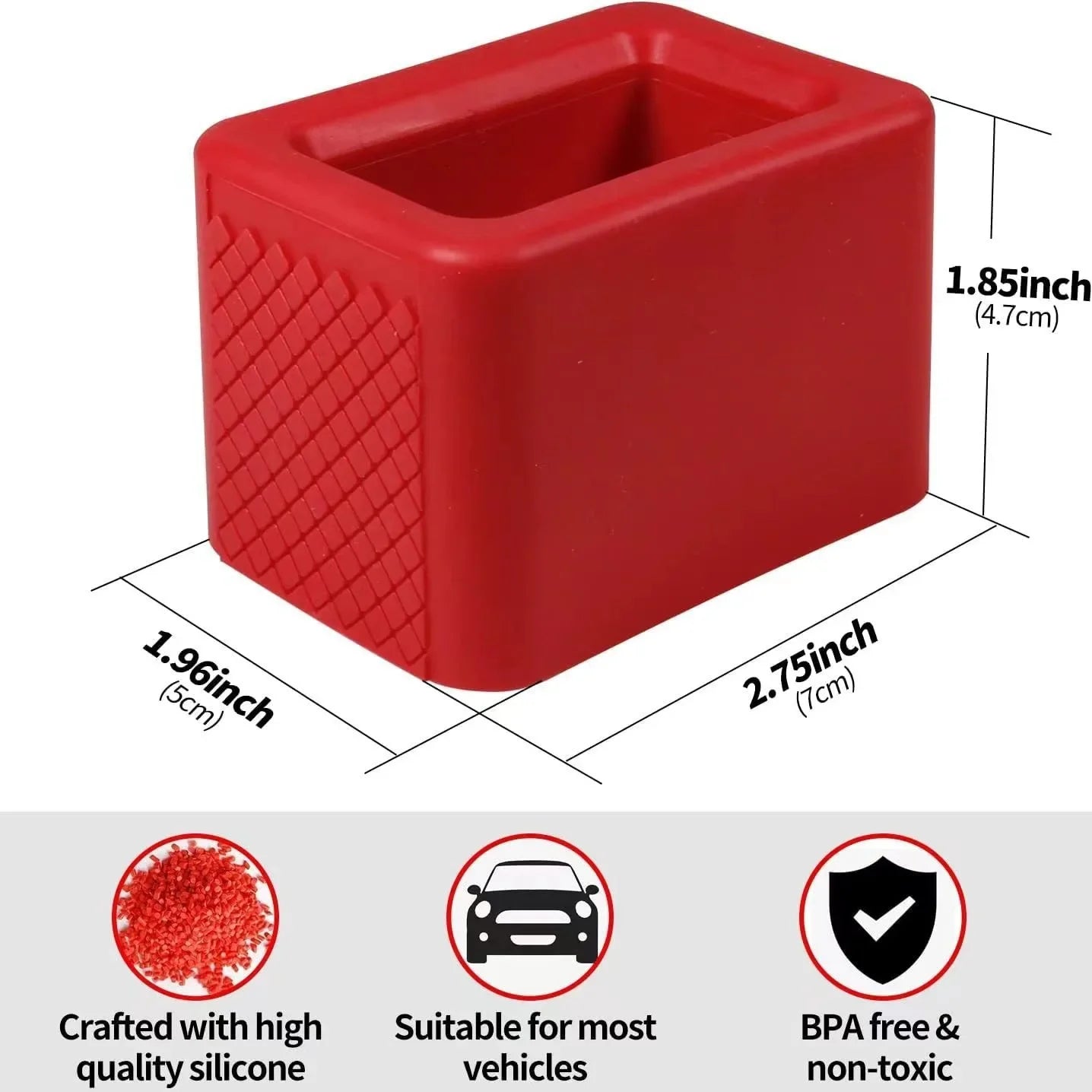1pcs Car Seatbelt Locking Upright Device Card Slot Bracket Silicone Buckle Protective Cover Guard Belt Holder Car Accessories