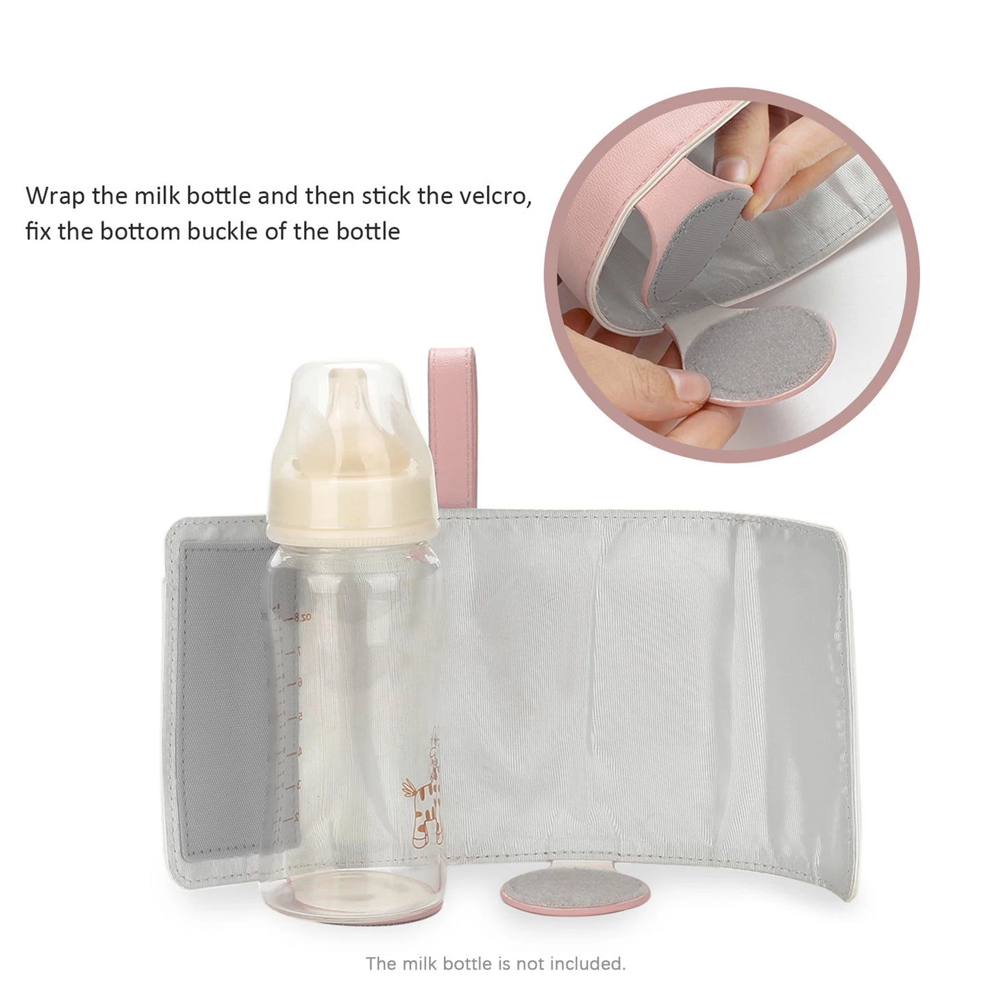 Chauffe-biberon portable à 3 niveaux de température constante pour l'allaitement, la nuit, l'utilisation quotidienne et les voyages