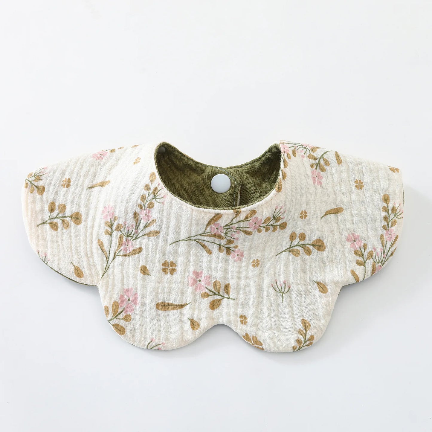 New 6 Layers Cotton Two-sided Usable Baby Feeding Drool Bib Cute Infants Saliva Towel Burp Cloth For Newborn Toddler Kids Bibs