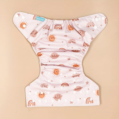 3pcs Cloth Diapers, Washable Adjustable Baby Cloth Diaper for 6.61-33.07LB