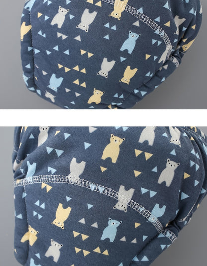 6pcs Cotton Training Pants, Washable And Reusable Training Diapers, Christmas Halloween Thanksgiving Day Easter New Year Gift