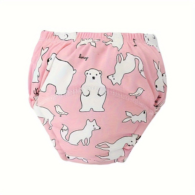 6pcs Cotton Training Pants, Washable And Reusable Training Diapers, Christmas Halloween Thanksgiving Day Easter New Year Gift