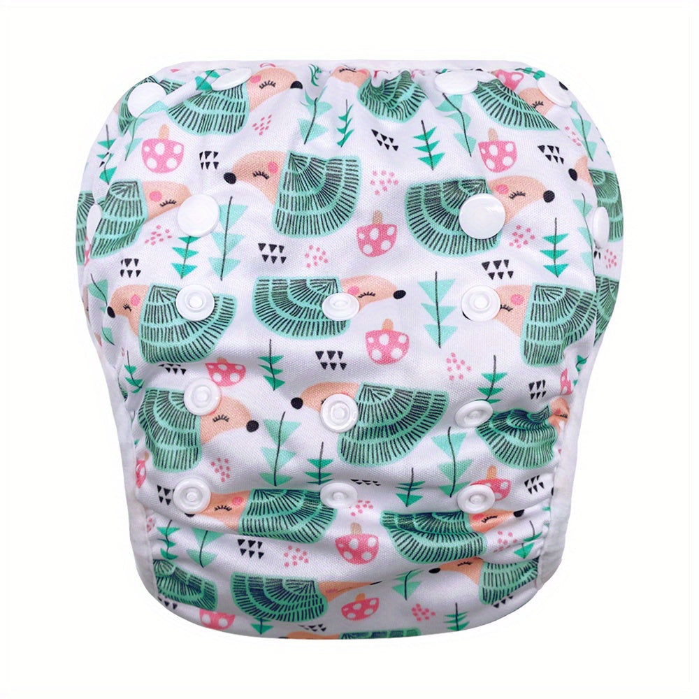 Mumsbest 1pc Reusable Baby Swim Diapers, Adjustable Diaper Swim for Toddlers 9 Months - 3 Years Old, 1 Pack for Swimming Lessons (Anchor, Large) Baby Girls, Boys, Natural Color Swim Diaper