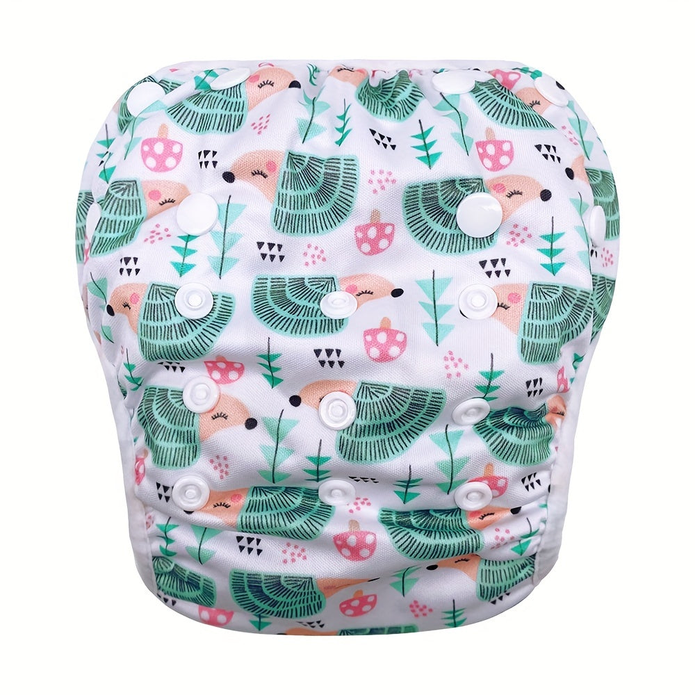 Mumsbest 1pc Reusable Baby Swim Diapers, Adjustable Diaper Swim for Toddlers 9 Months - 3 Years Old, 1 Pack for Swimming Lessons (Anchor, Large) Baby Girls, Boys, Natural Color Swim Diaper