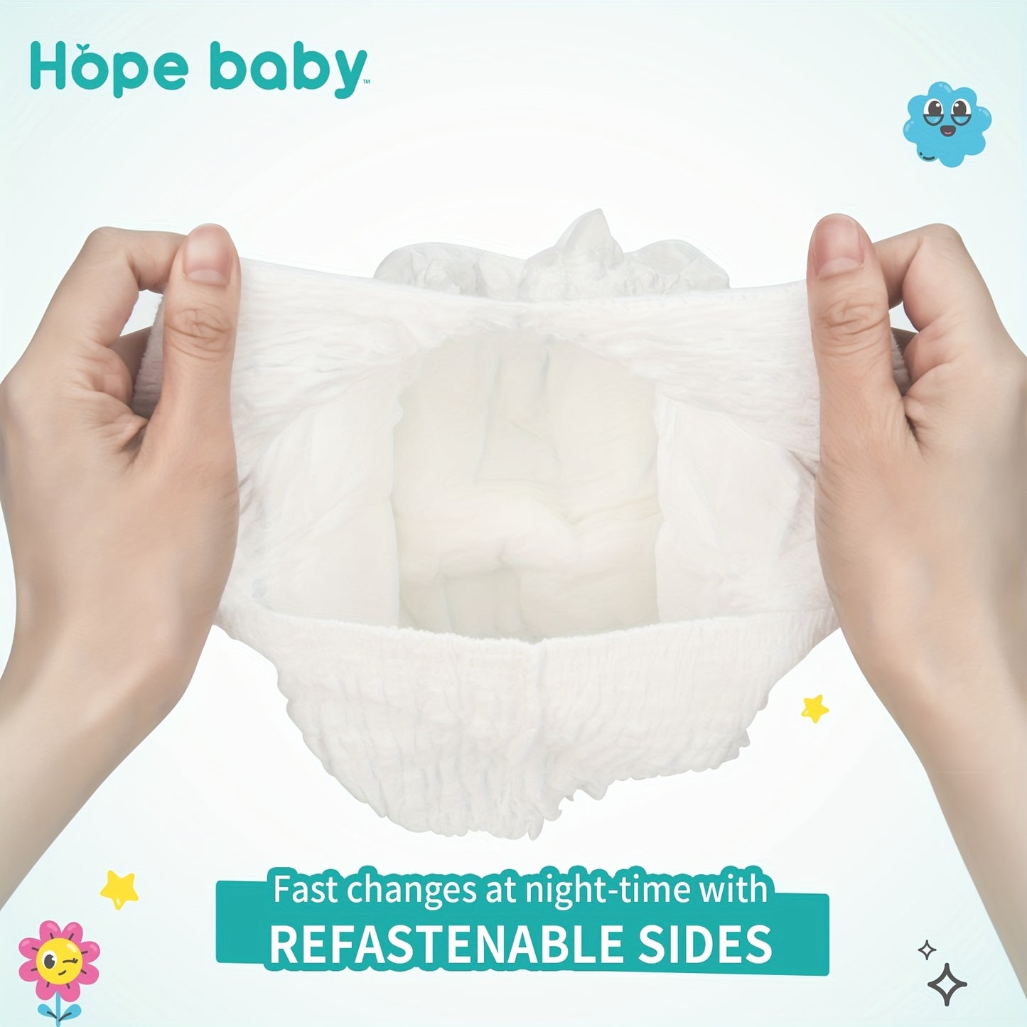 HOPE BABY Pull Ups 2T-3T (16-28 LBS), 68 Count Premium Training Underwear, Baby Diapers Toddler Potty Training Pants, Hypoallergenic With Skin